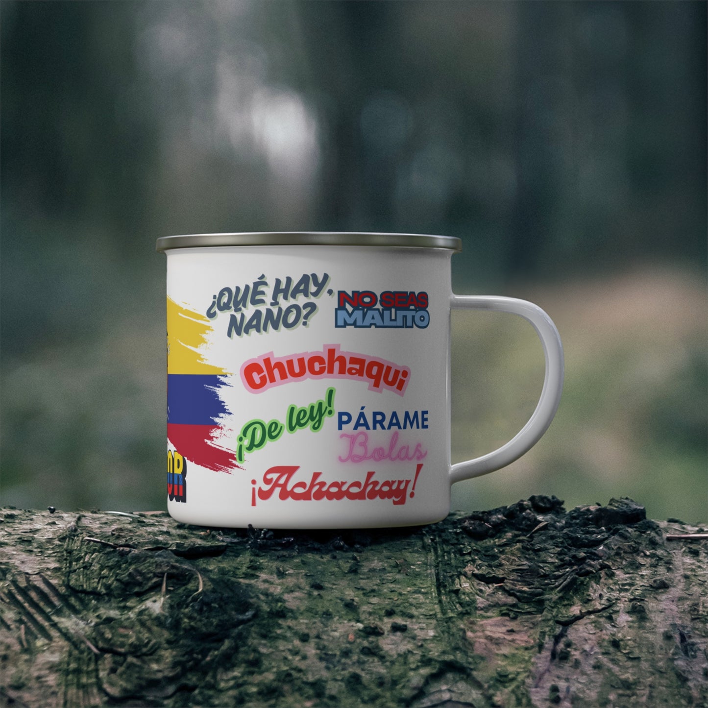 Ecuador - Enamel Camping Mug