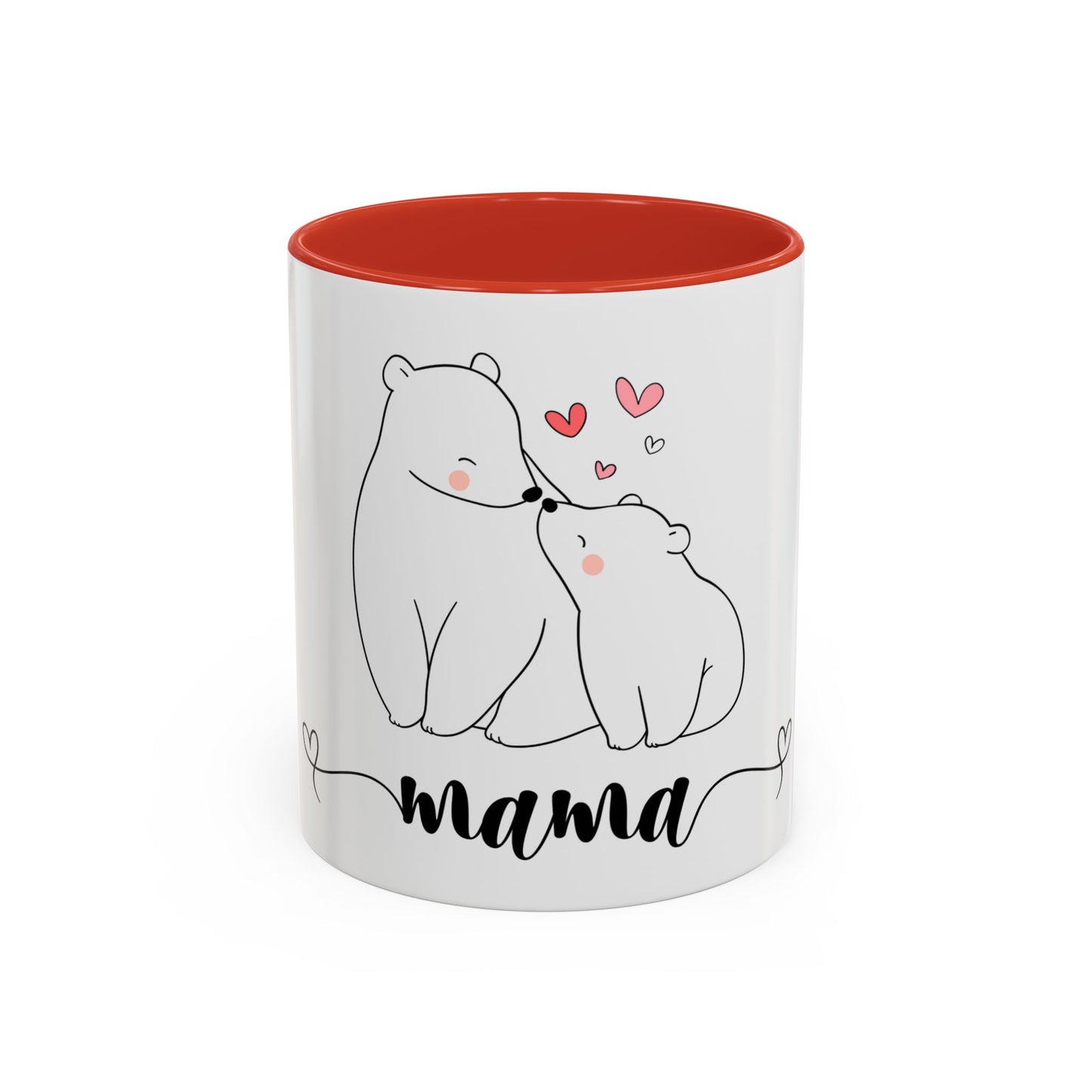 Mama Bear Accent Coffee Mug - Perfect Gift for Mother's Day