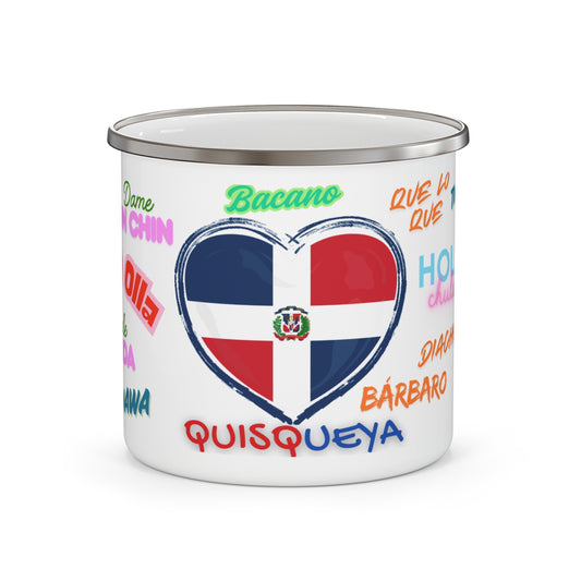 Quisqueya- Enamel Camping Mug