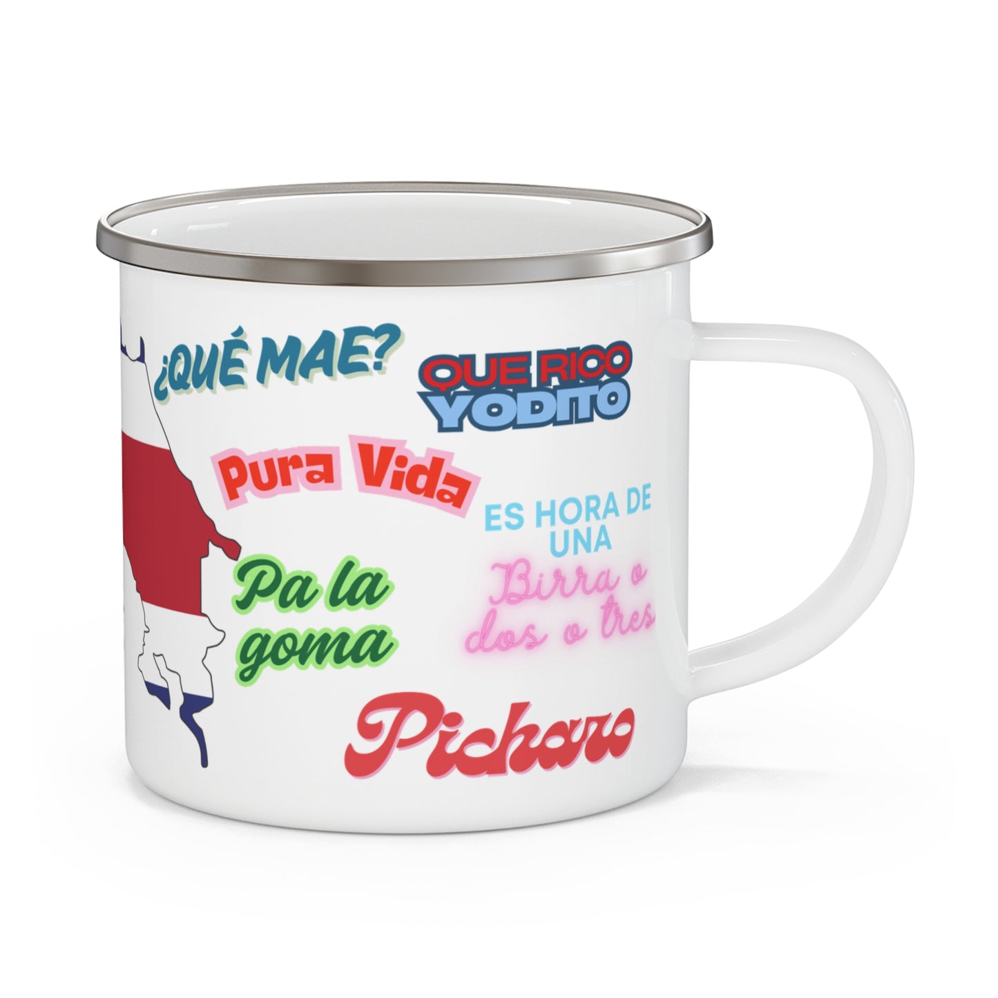 Costa Rica - Enamel Camping Mug