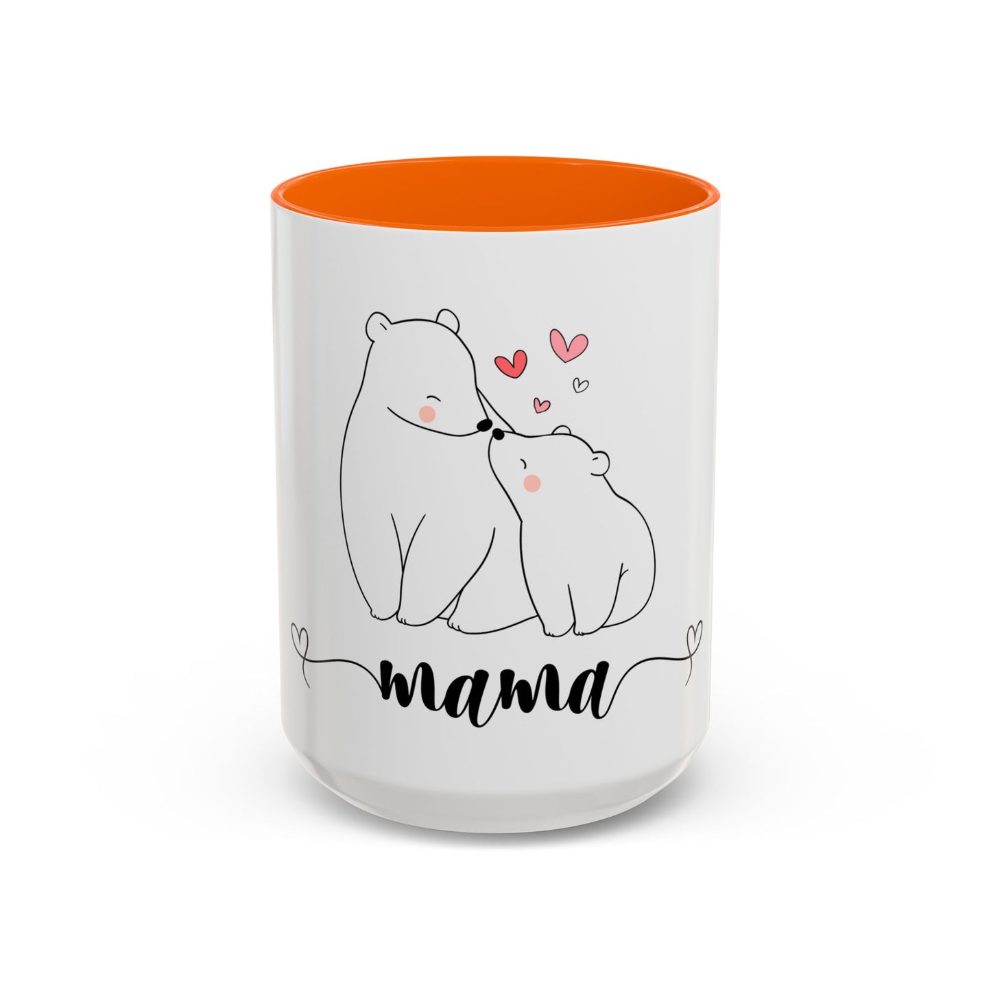 Mama Bear Accent Coffee Mug - Perfect Gift for Mother's Day