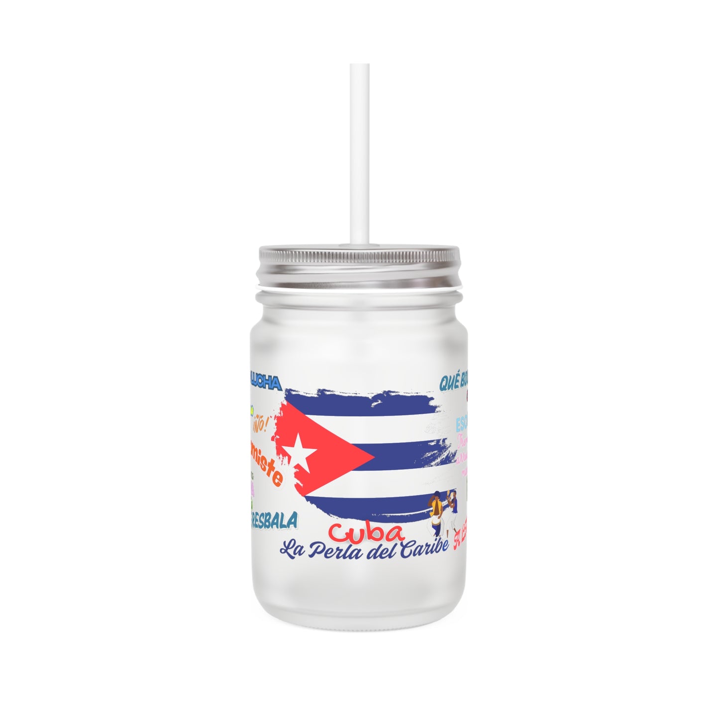 Cuba La Perla del Caribe - Mason Jar