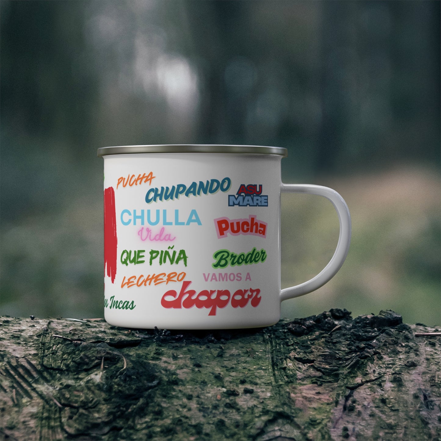 Peru la tierra de los Incas - Enamel Camping Mug