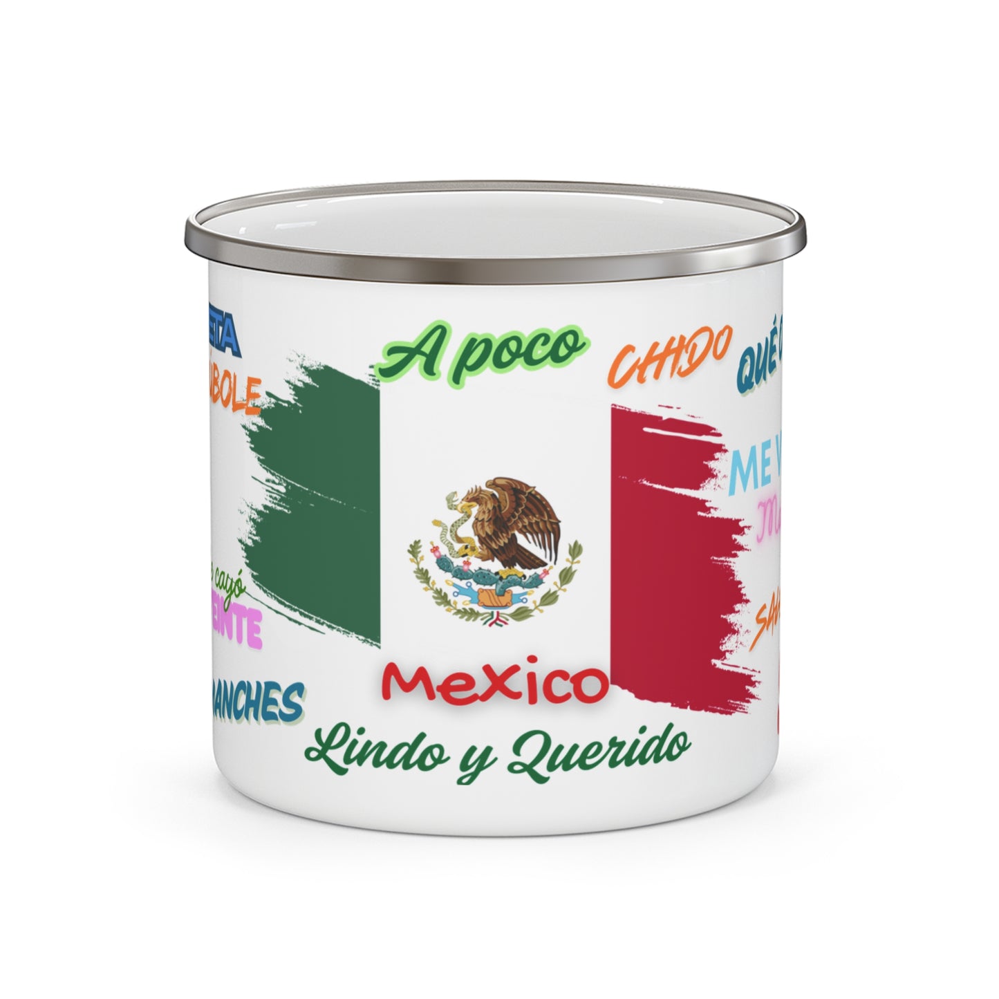 Mexico Lindo y Querido- Enamel Camping Mug