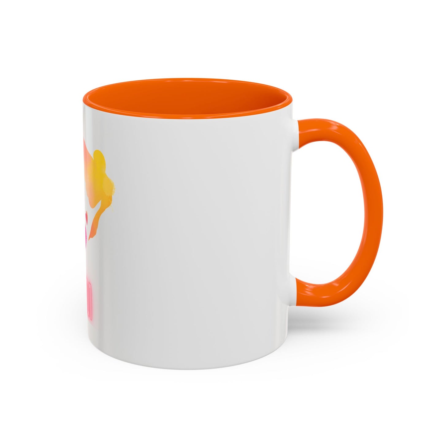 I Love you MOM Accent Coffee Mug - Perfect Gift for Mother's Day