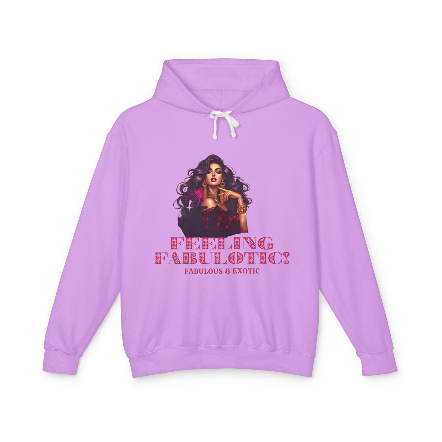 FEELING FABULOTIC 1- Unisex Lightweight Hooded Sweatshirt