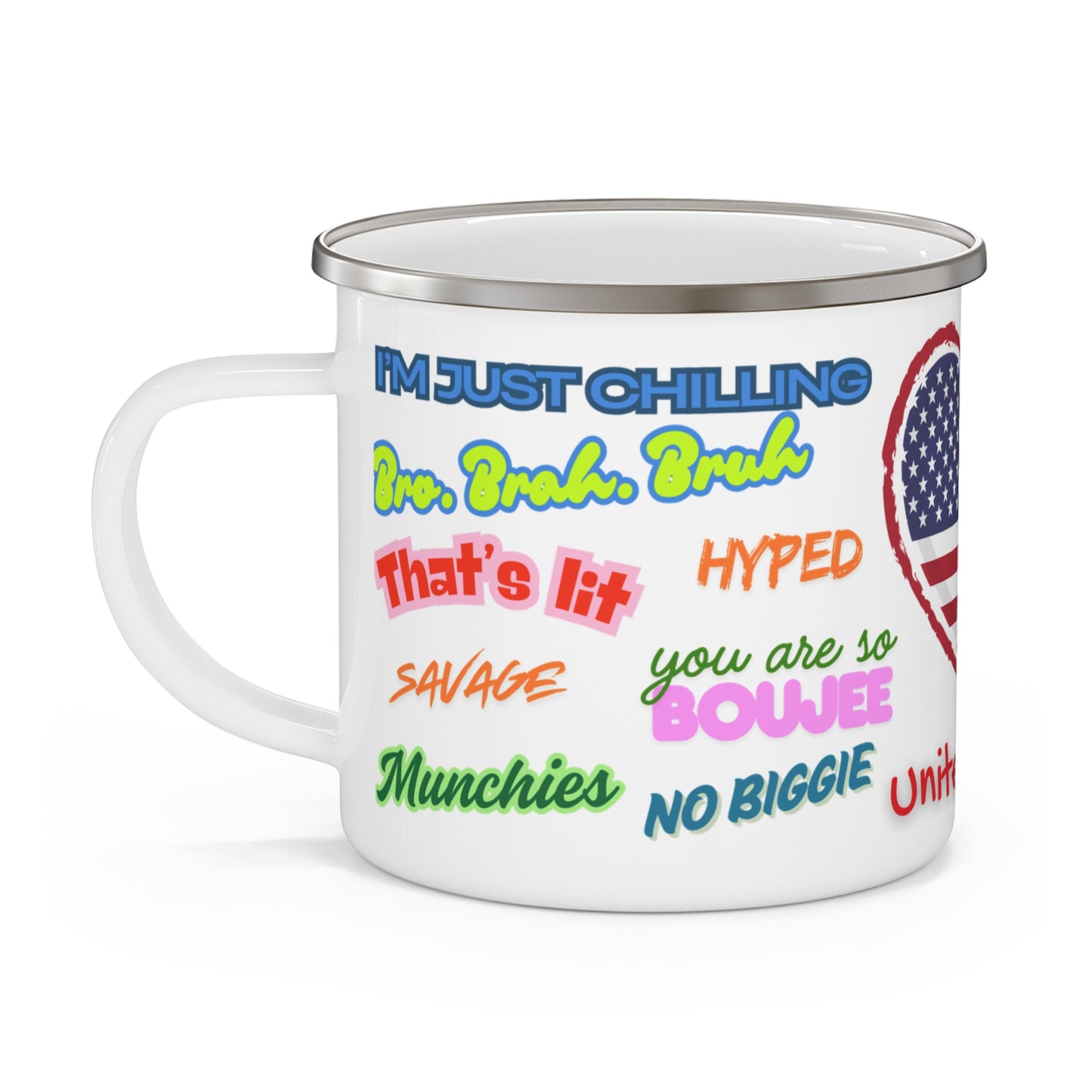 United States- Enamel Camping Mug