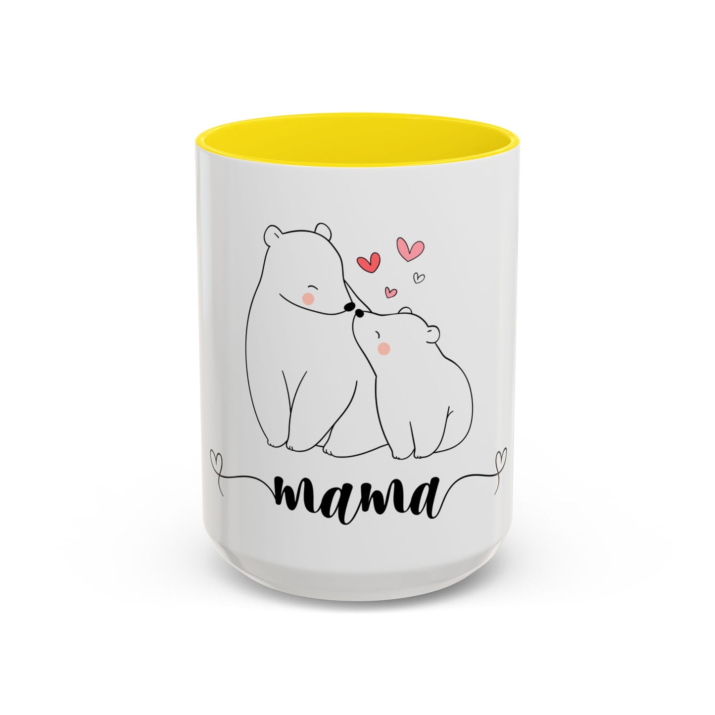 Mama Bear Accent Coffee Mug - Perfect Gift for Mother's Day