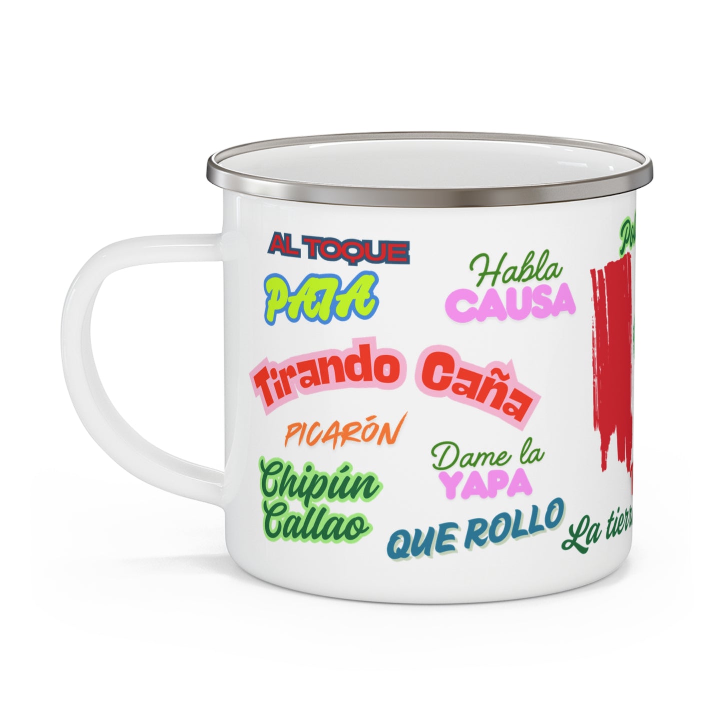 Peru la tierra de los Incas - Enamel Camping Mug