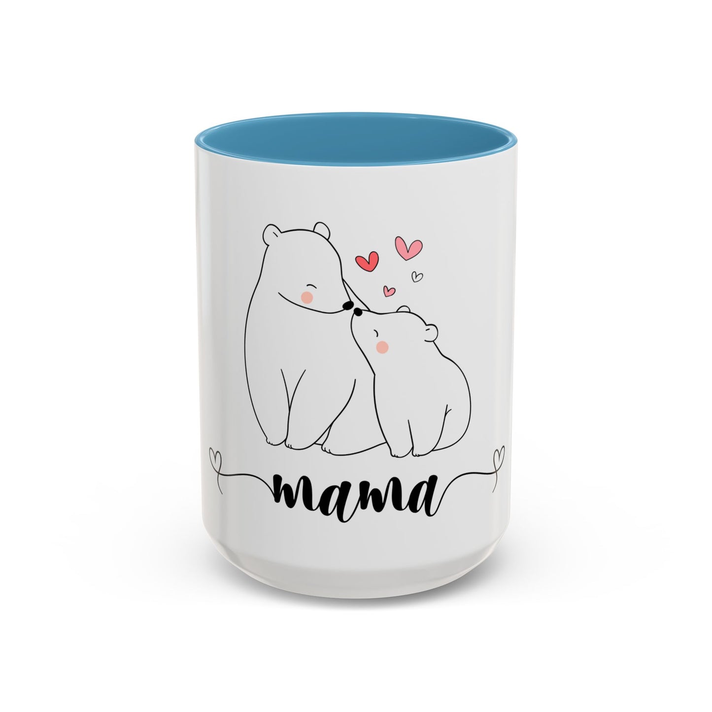 Mama Bear Accent Coffee Mug - Perfect Gift for Mother's Day