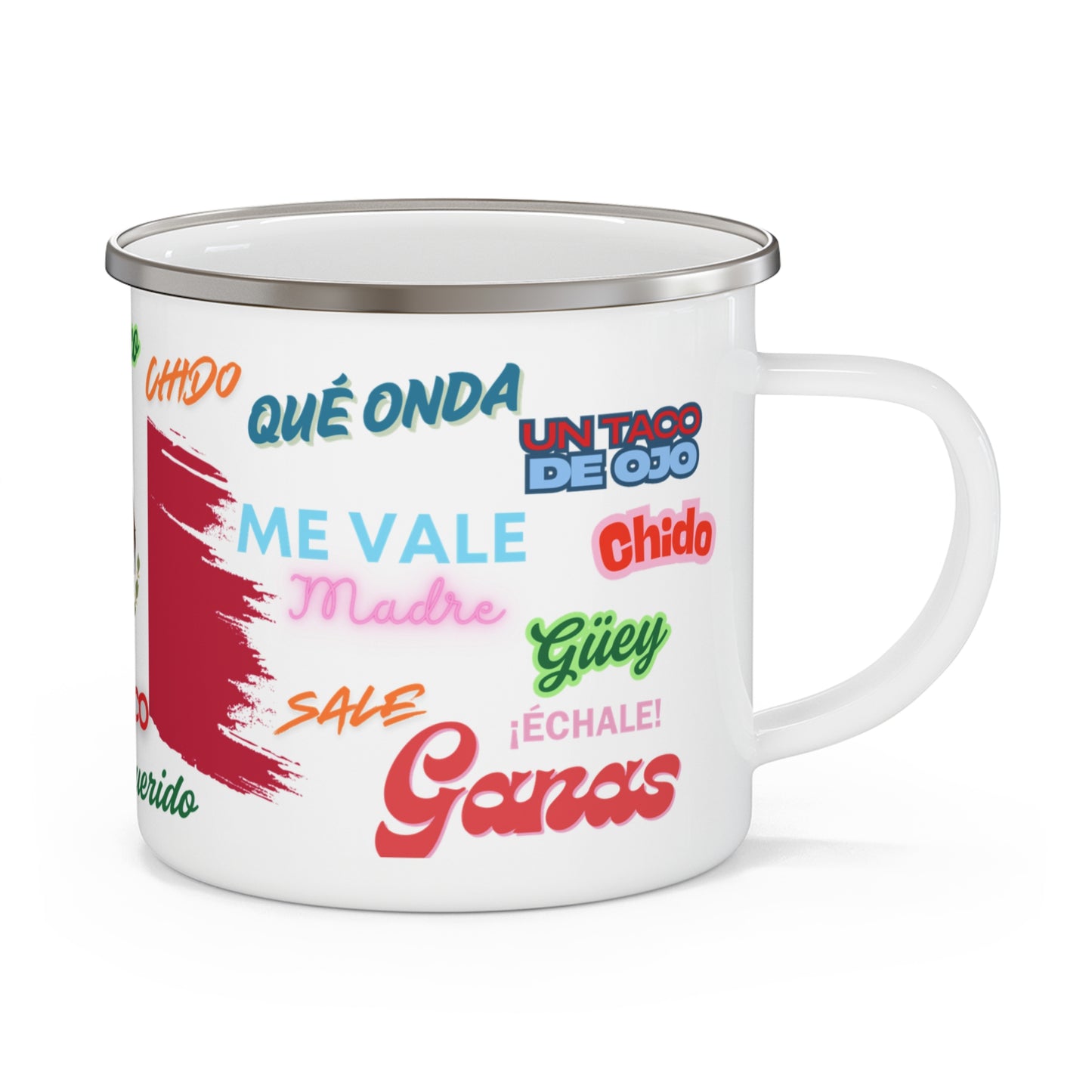 Mexico Lindo y Querido- Enamel Camping Mug