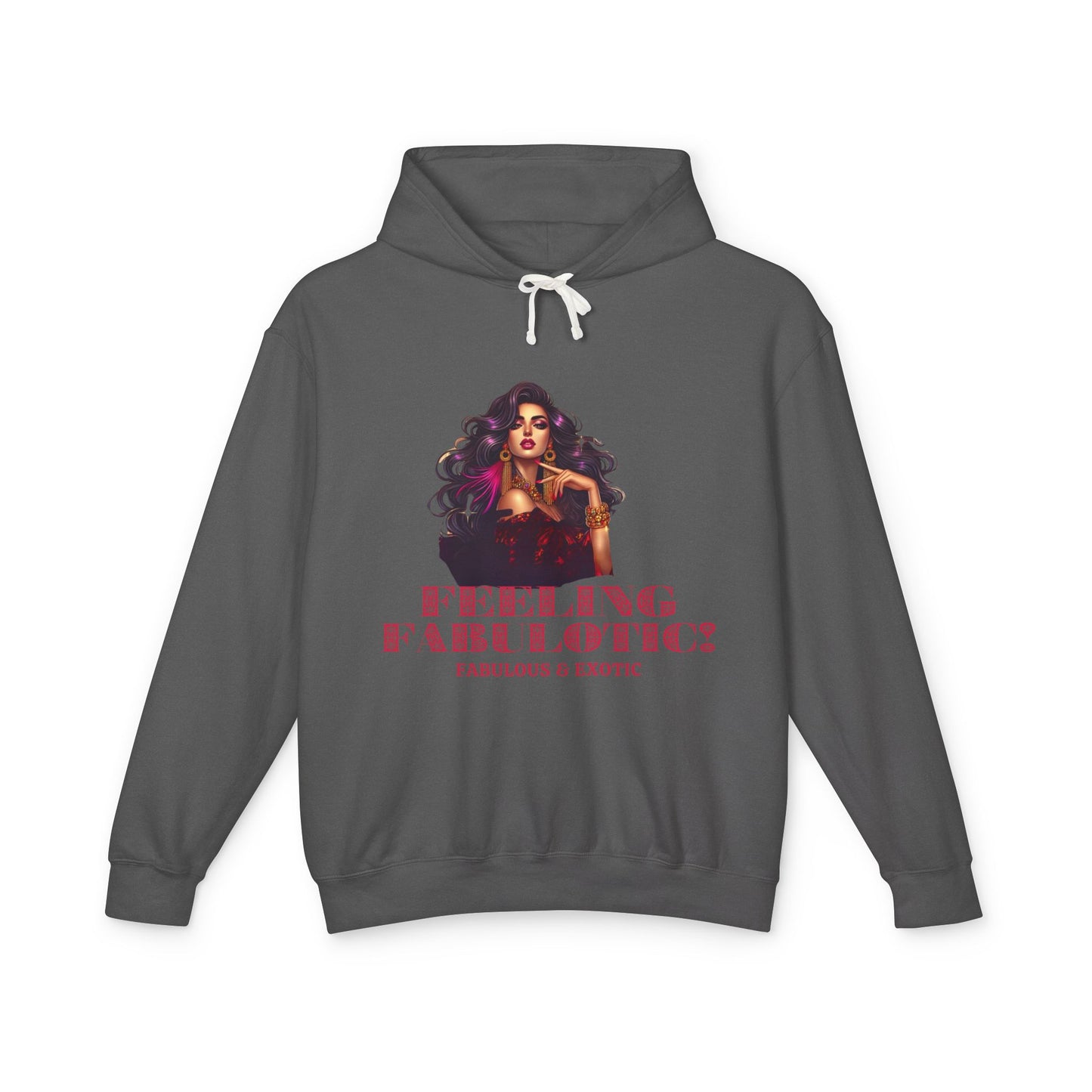 FEELING FABULOTIC 1- Unisex Lightweight Hooded Sweatshirt