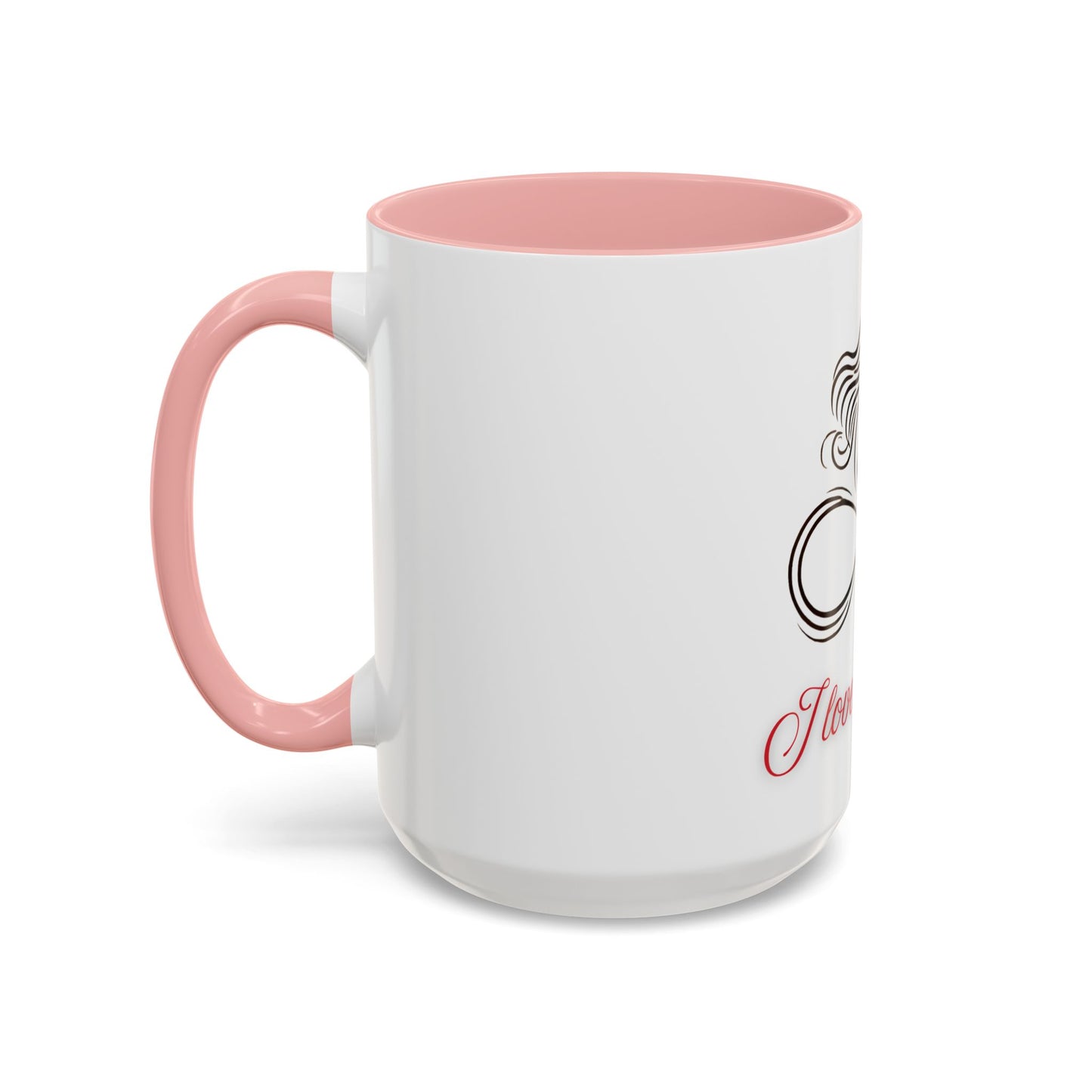 I Love You Mom Accent Coffee Mug - Perfect Gift for Mother's Day