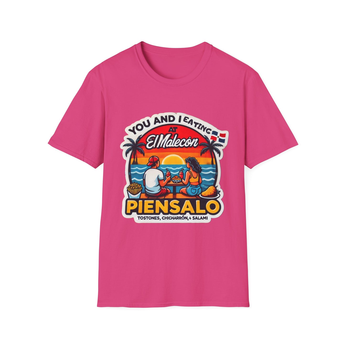 You and I in the Malecón Piensalo - Unisex Softstyle T-Shirt