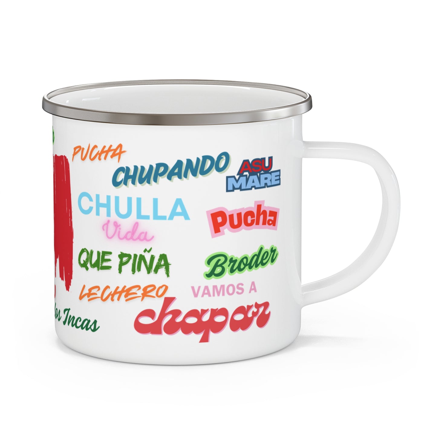 Peru la tierra de los Incas - Enamel Camping Mug