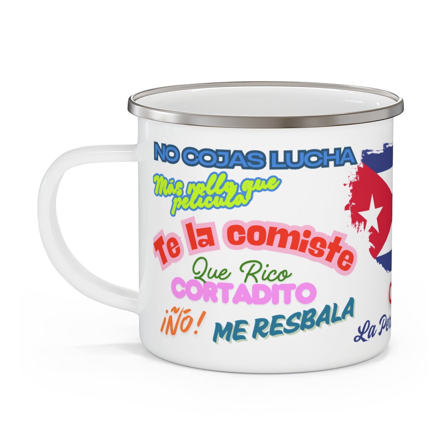 Cuba La Perla del Caribe - Enamel Camping Mug