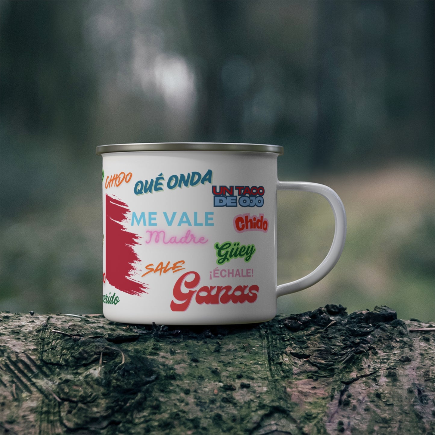 Mexico Lindo y Querido- Enamel Camping Mug