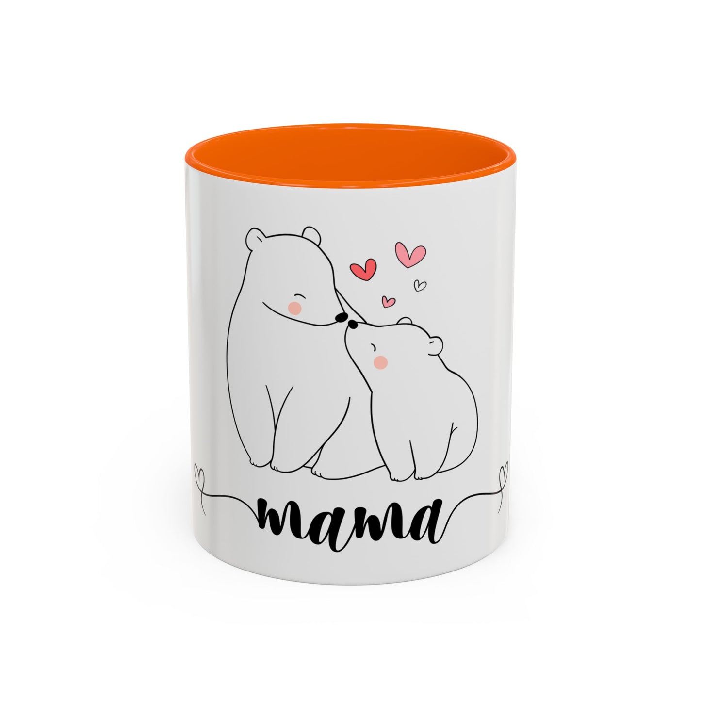 Mama Bear Accent Coffee Mug - Perfect Gift for Mother's Day