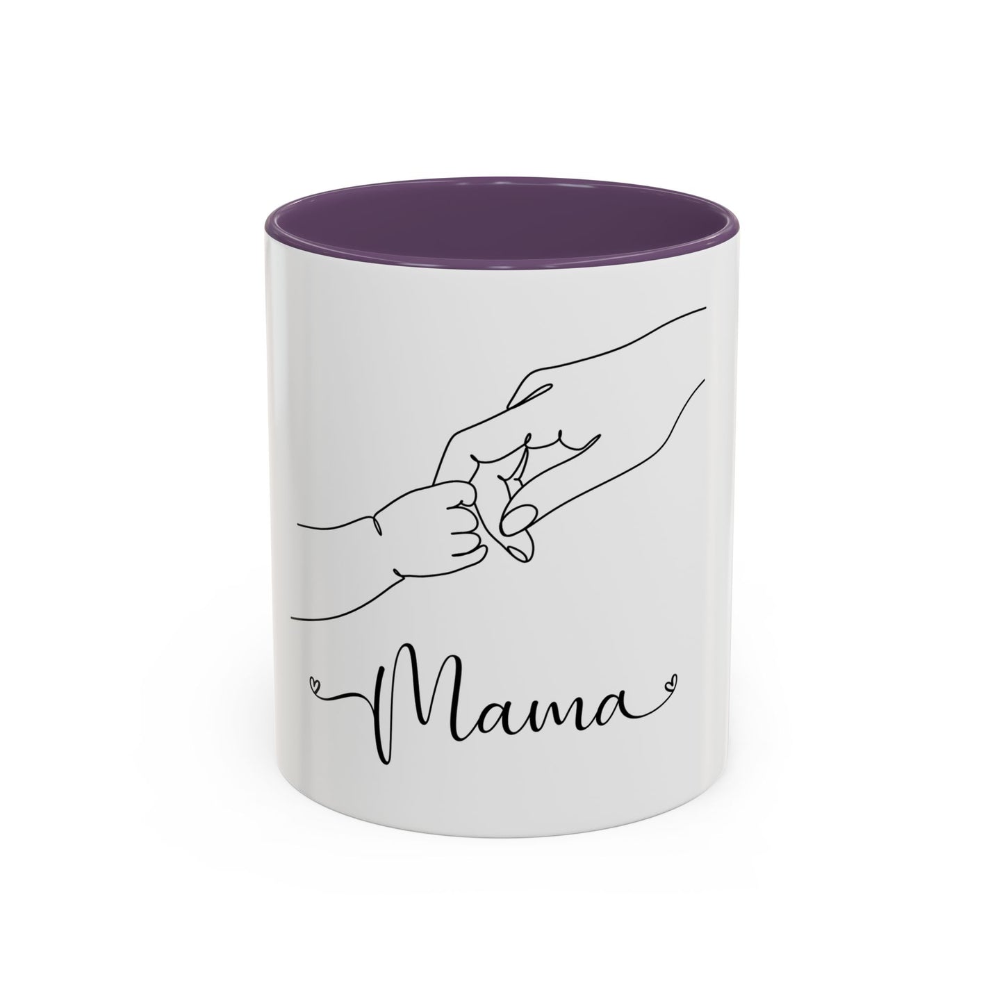 Mama's Hand Accent Coffee Mug - Perfect Gift for Mother's Day