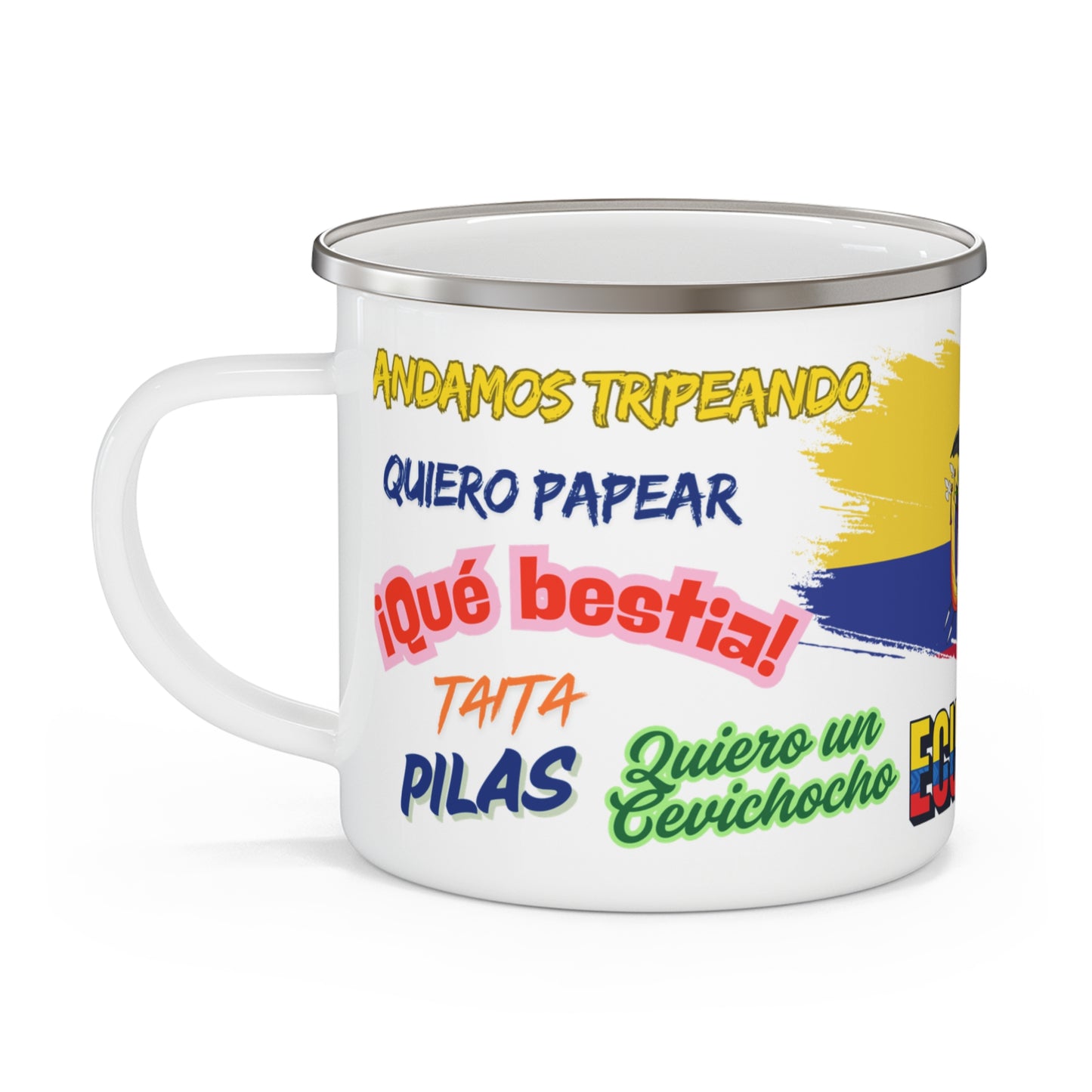 Ecuador - Enamel Camping Mug