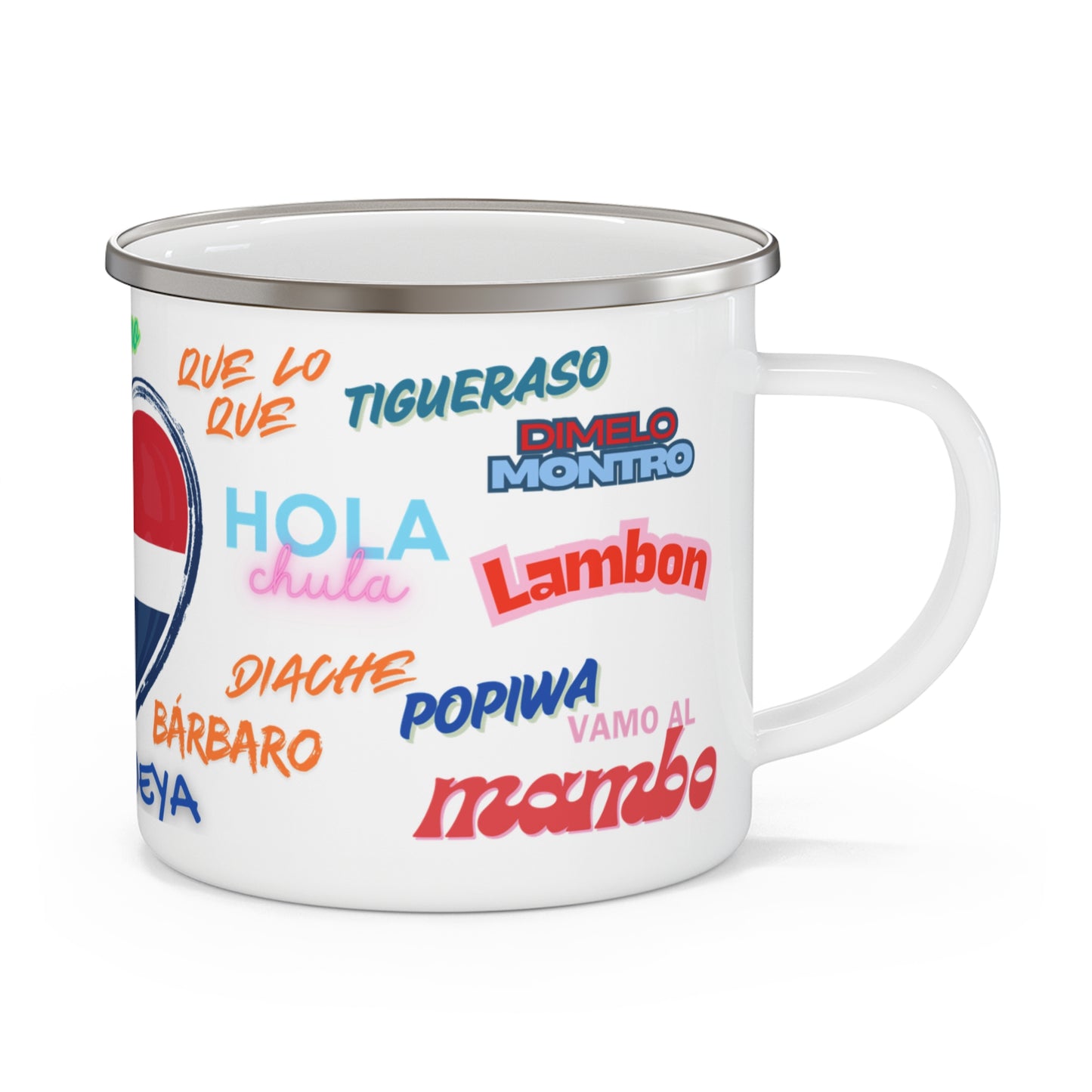 Quisqueya- Enamel Camping Mug