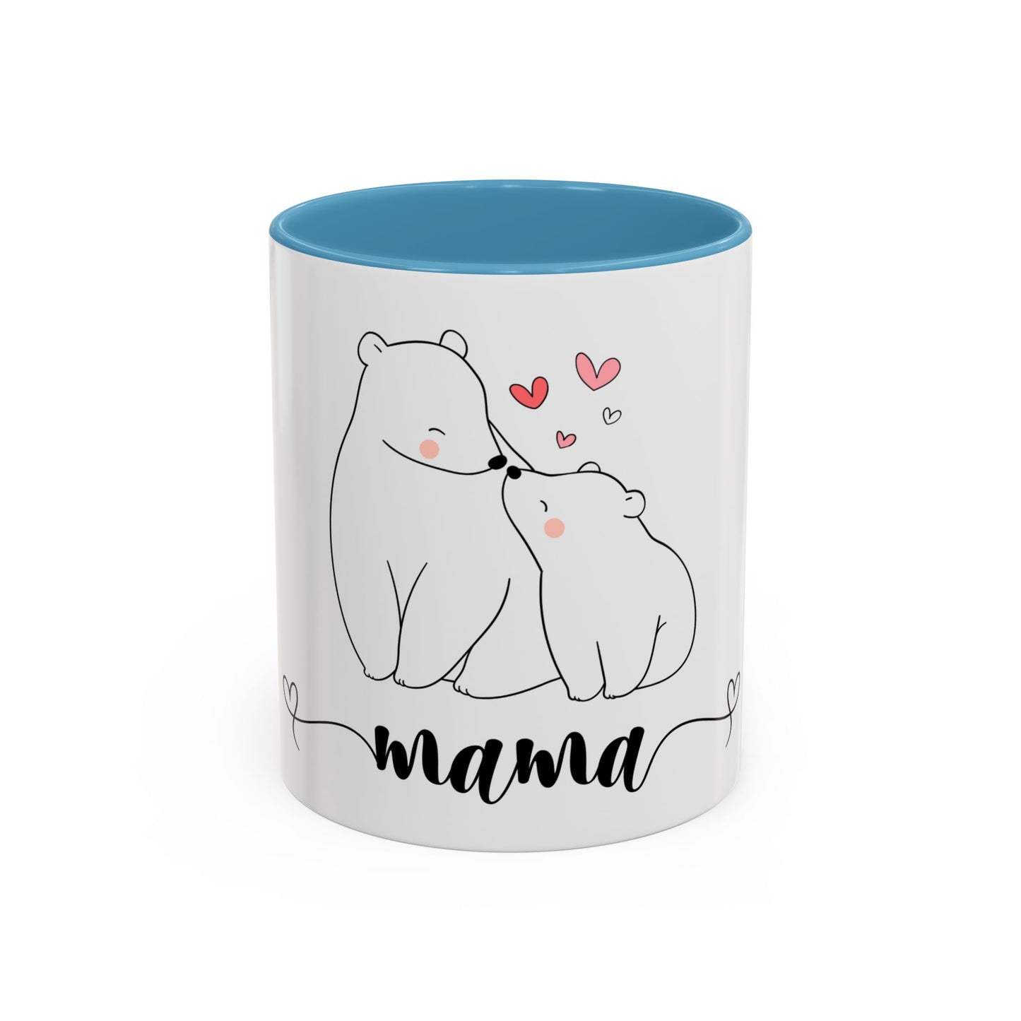 Mama Bear Accent Coffee Mug - Perfect Gift for Mother's Day