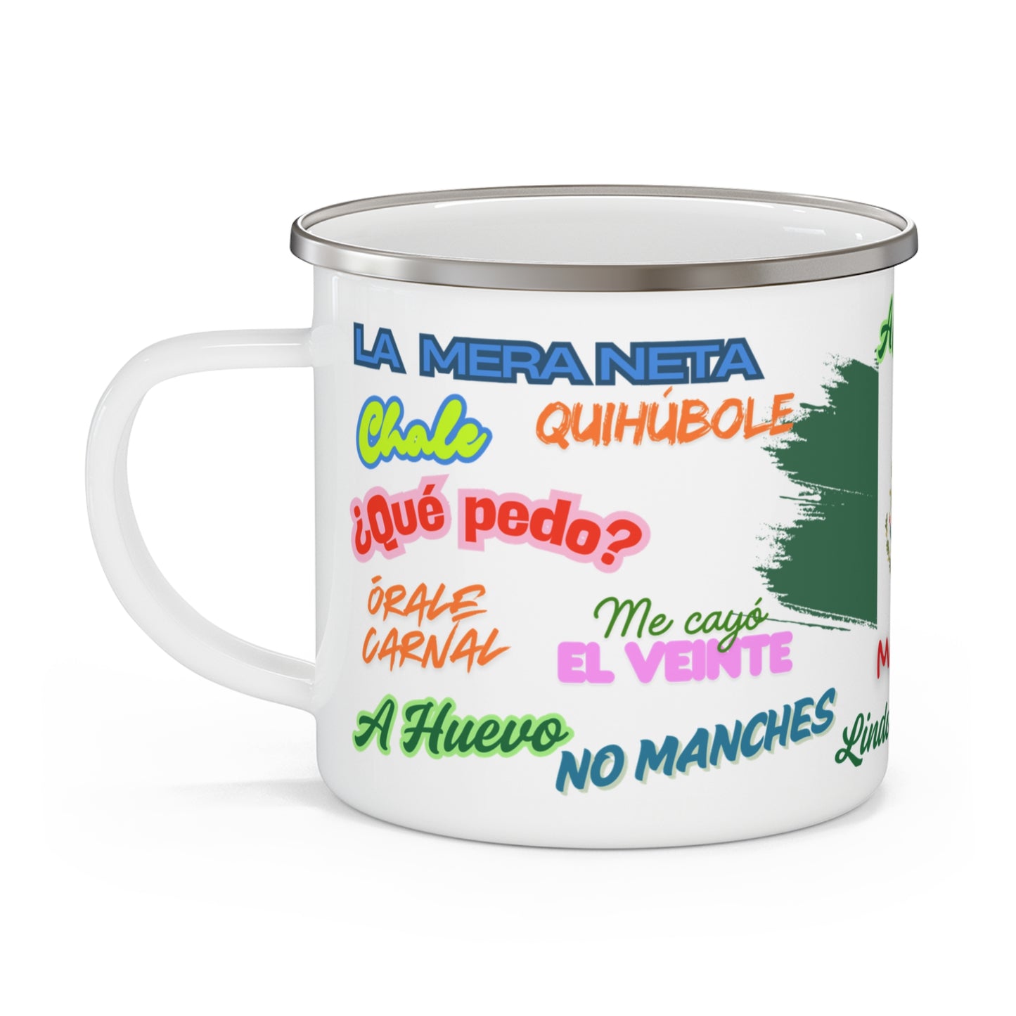 Mexico Lindo y Querido- Enamel Camping Mug