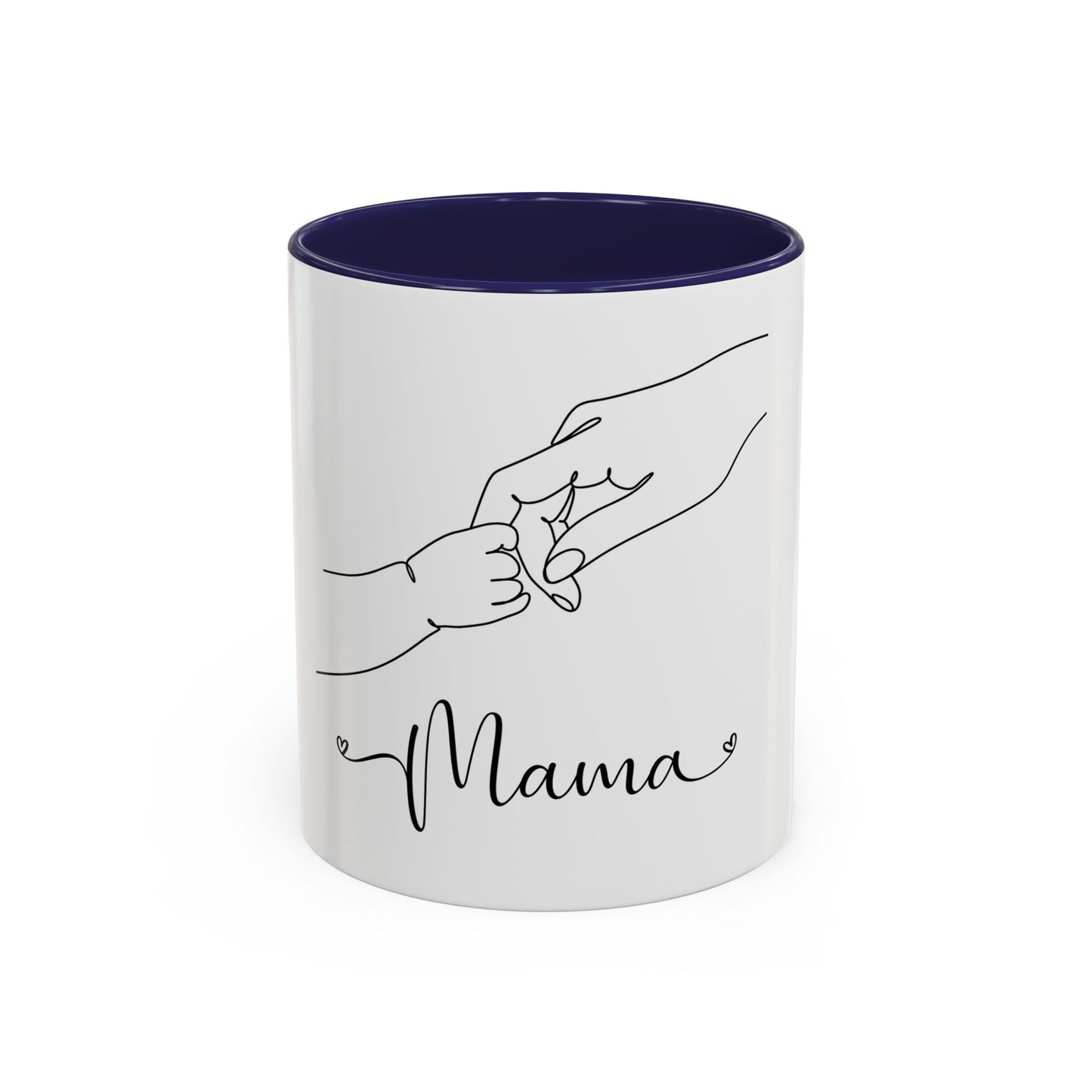 Mama's Hand Accent Coffee Mug - Perfect Gift for Mother's Day