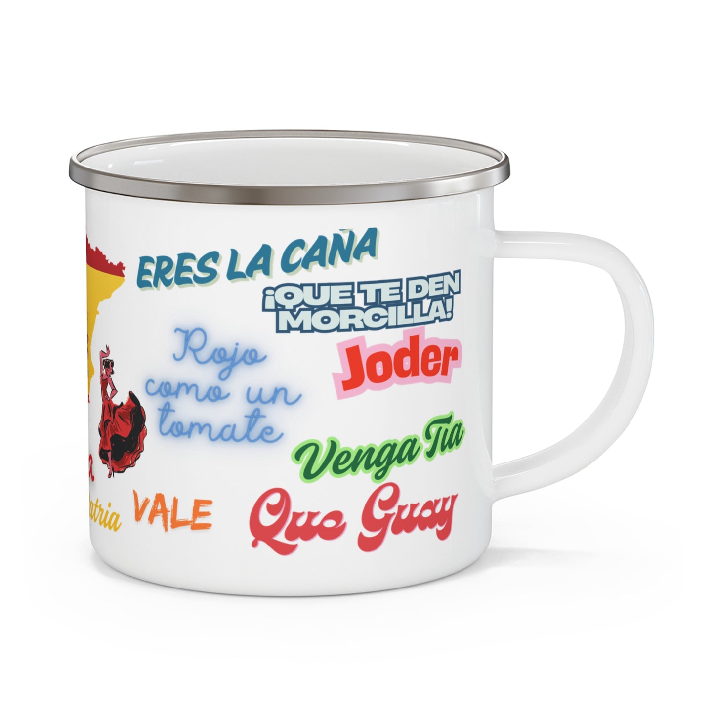 España la Madre Patria - Enamel Camping Mug