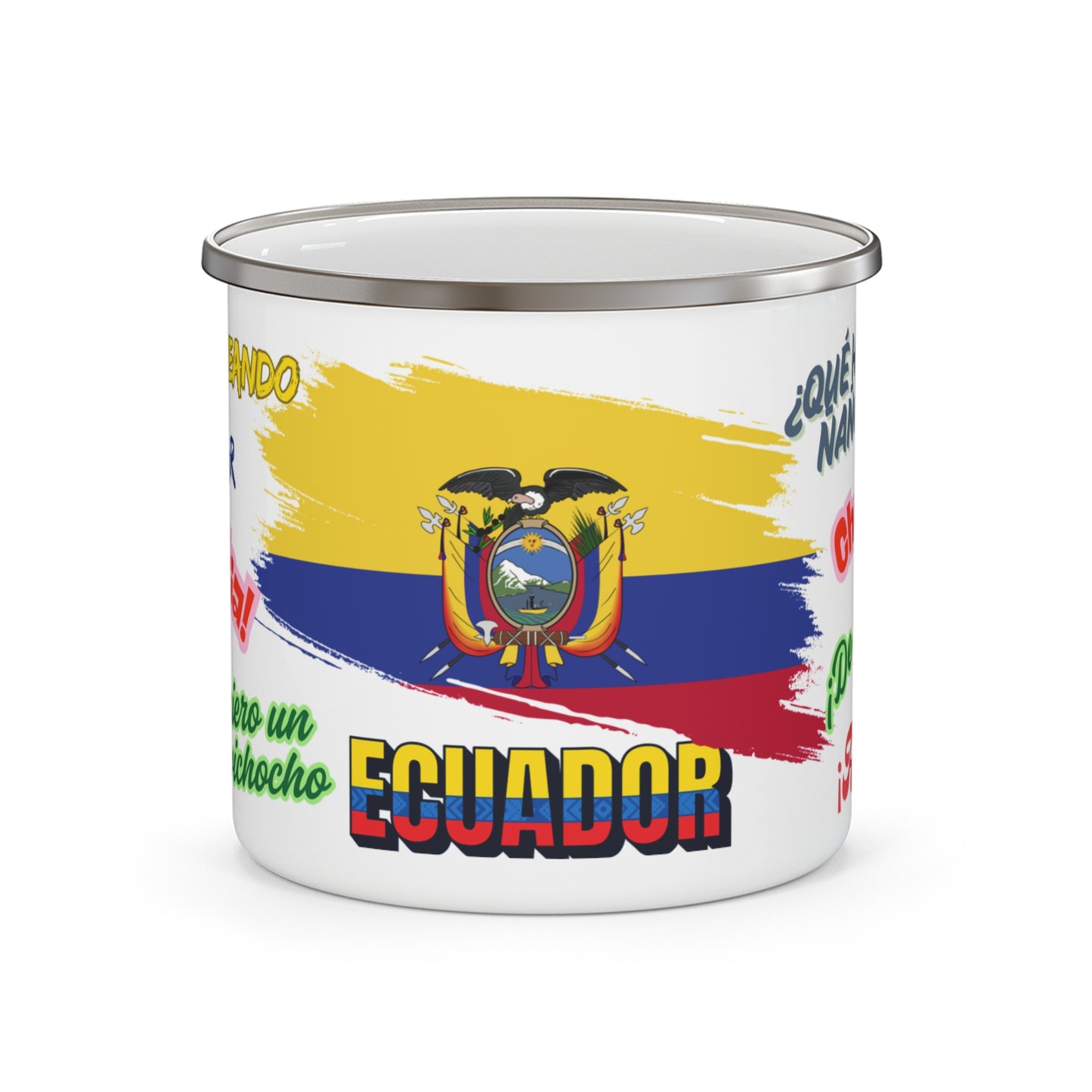 Ecuador - Enamel Camping Mug