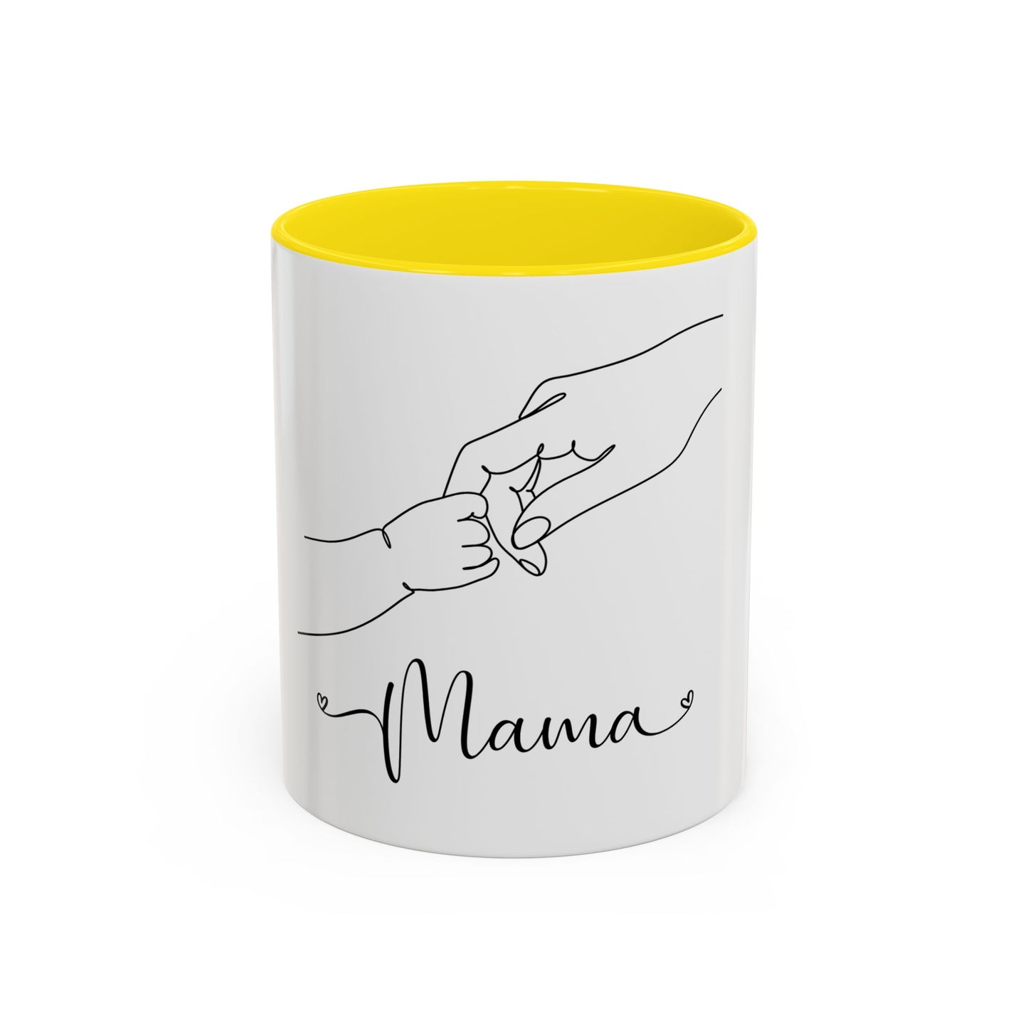 Mama's Hand Accent Coffee Mug - Perfect Gift for Mother's Day