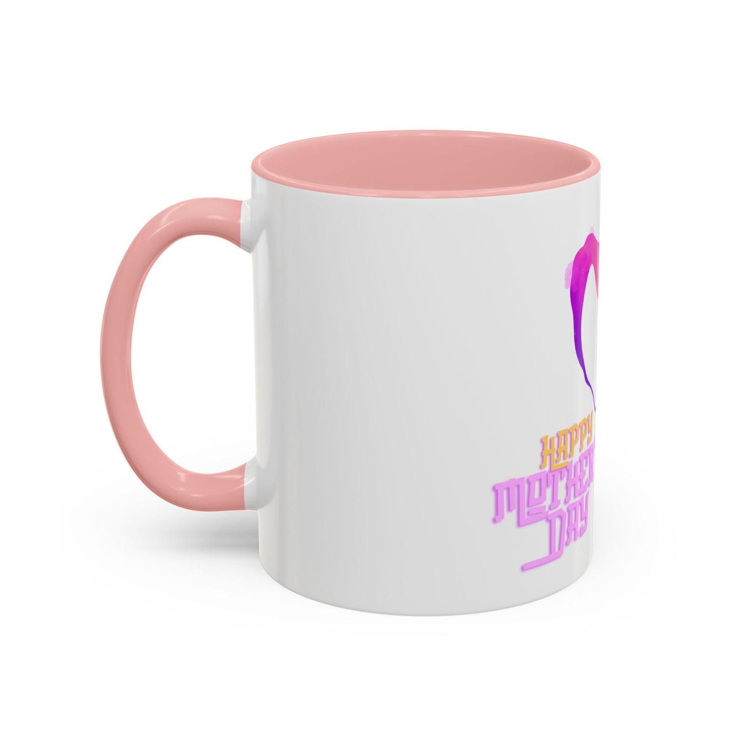 Happy Mother's Day Accent Coffee Mug - Perfect Gift for Mother's Day