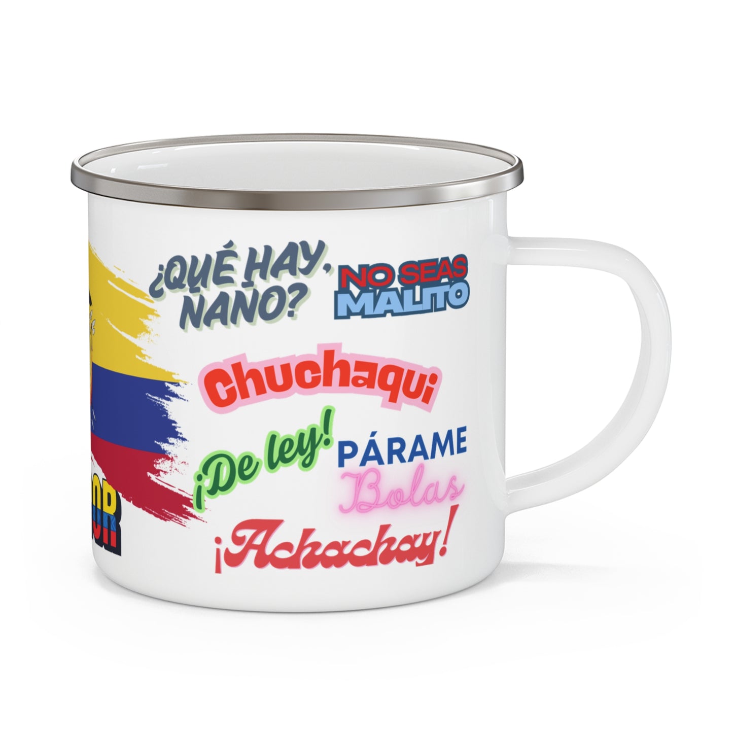 Ecuador - Enamel Camping Mug