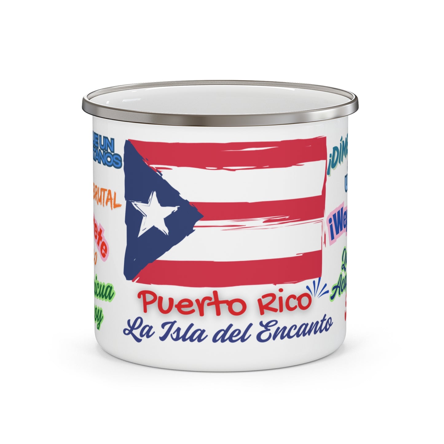 Puerto Rico- Enamel Camping Mug