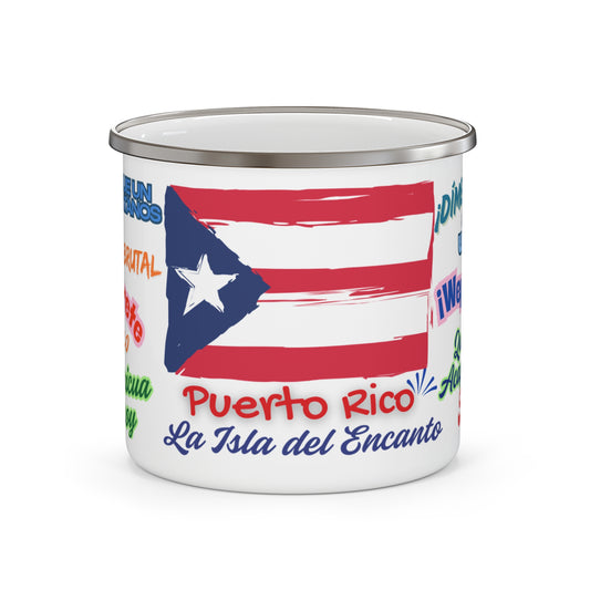 Puerto Rico- Enamel Camping Mug