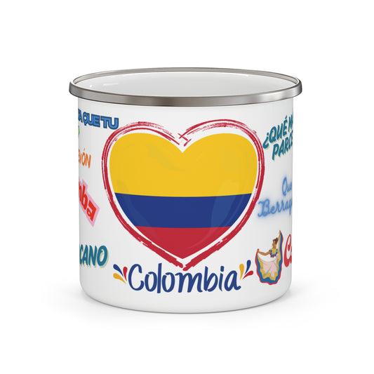 Colombia - Enamel Camping Mug