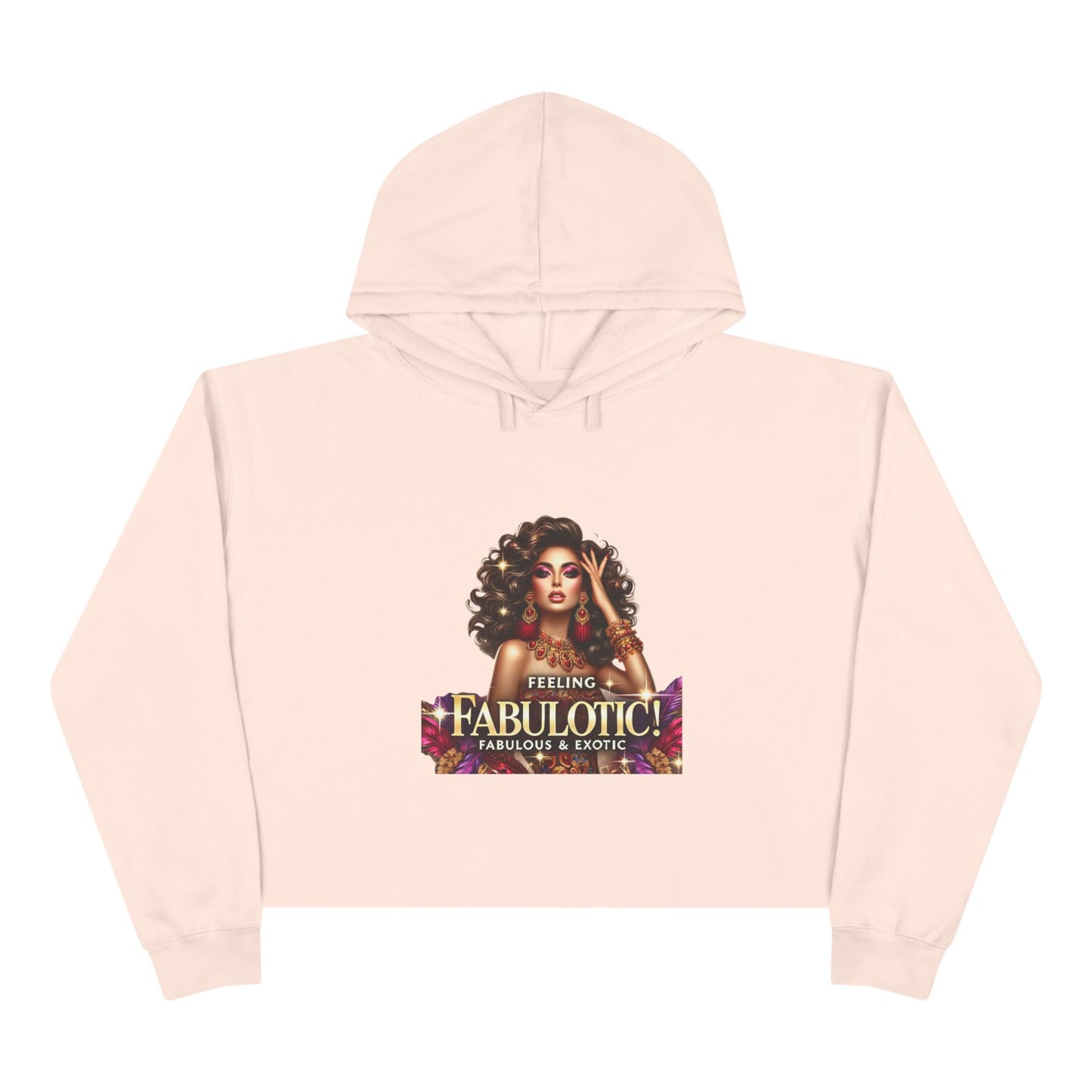 FEELING FABULOTIC - Crop Hoodie