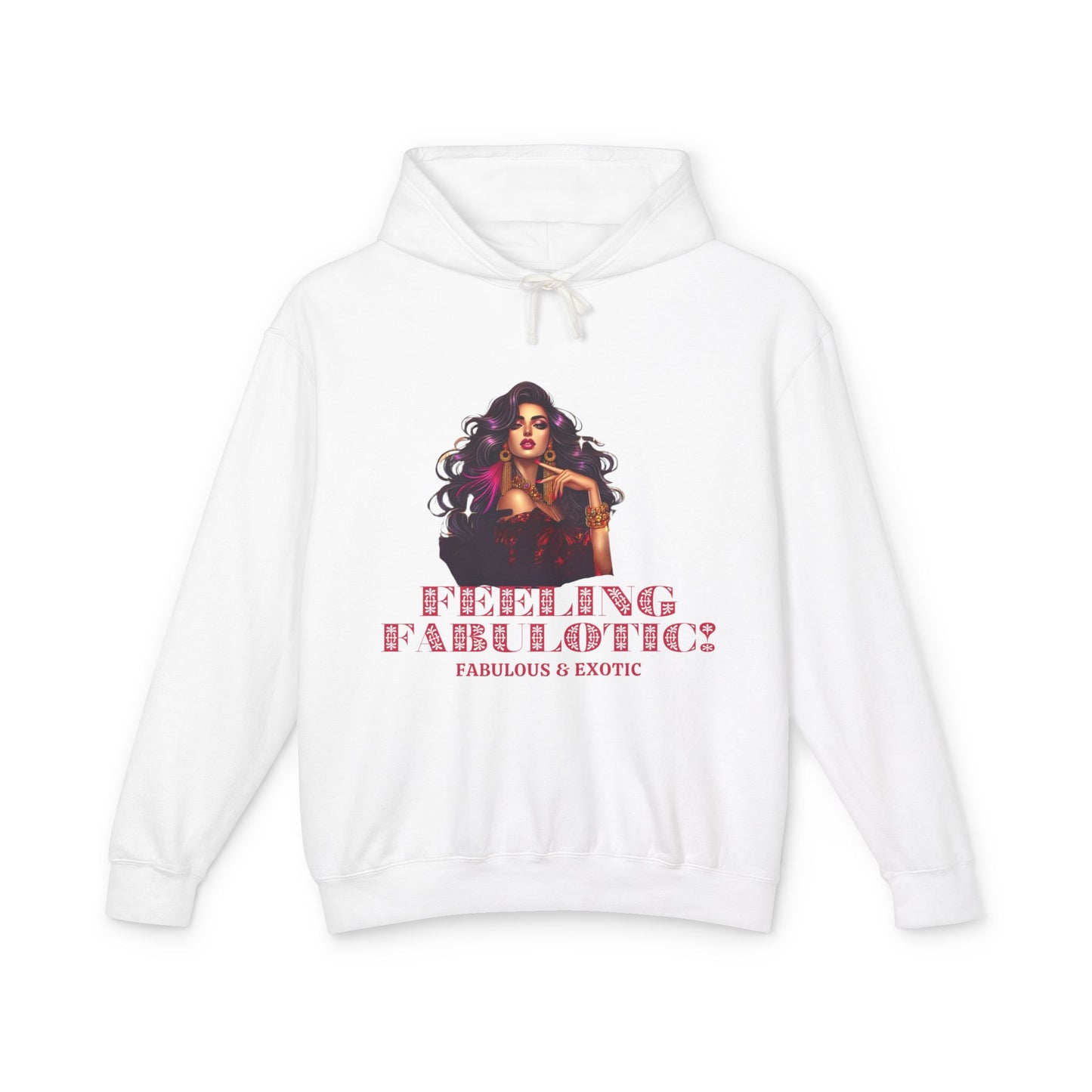 FEELING FABULOTIC 1- Unisex Lightweight Hooded Sweatshirt