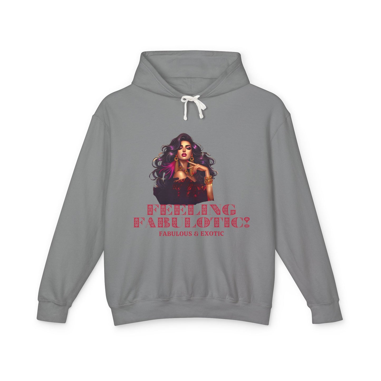 FEELING FABULOTIC 1- Unisex Lightweight Hooded Sweatshirt