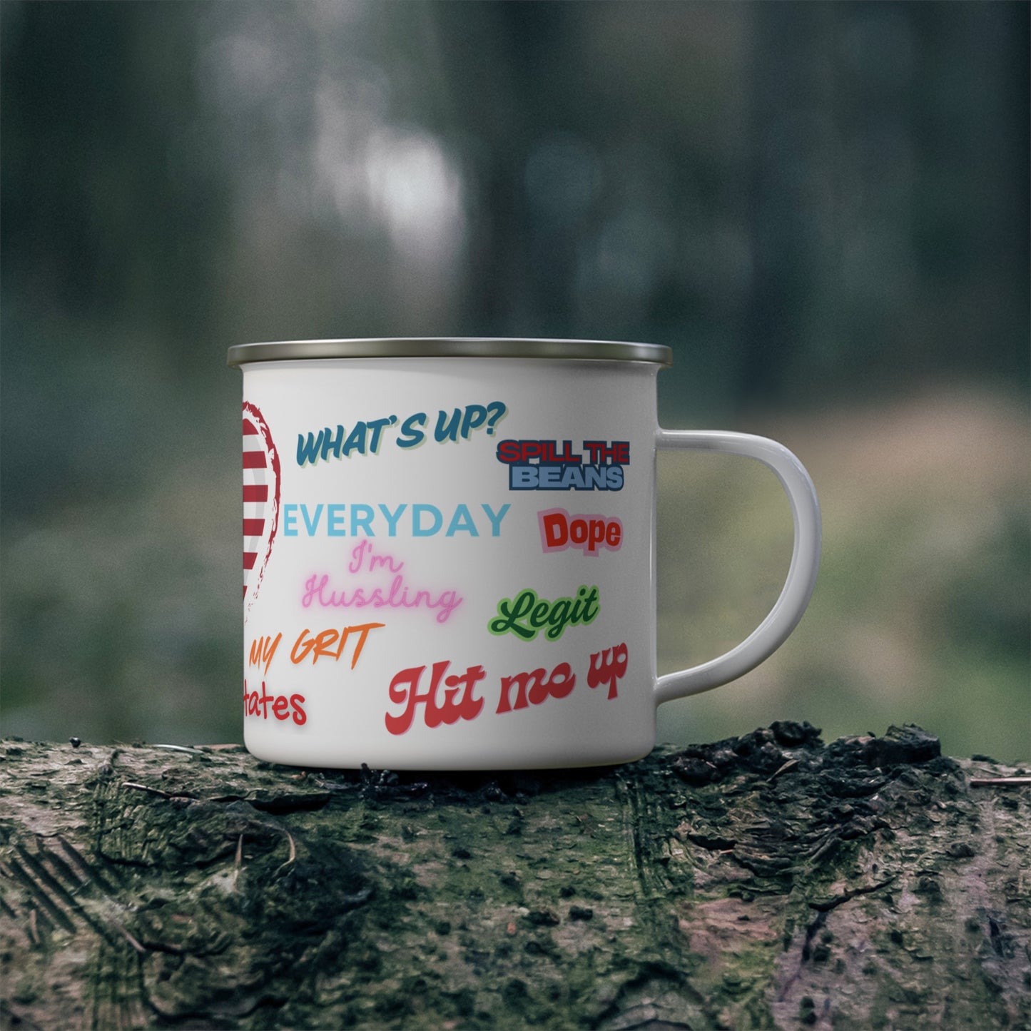 United States- Enamel Camping Mug