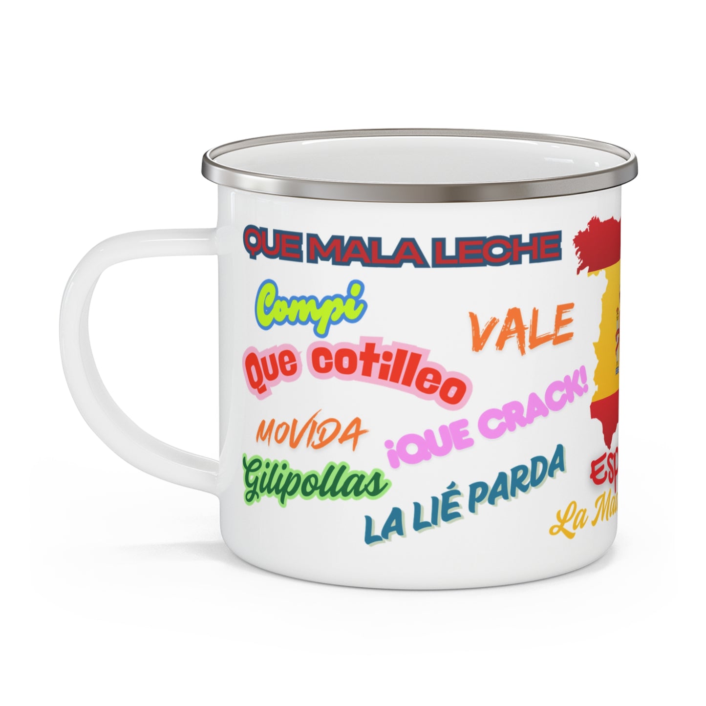 España la Madre Patria - Enamel Camping Mug