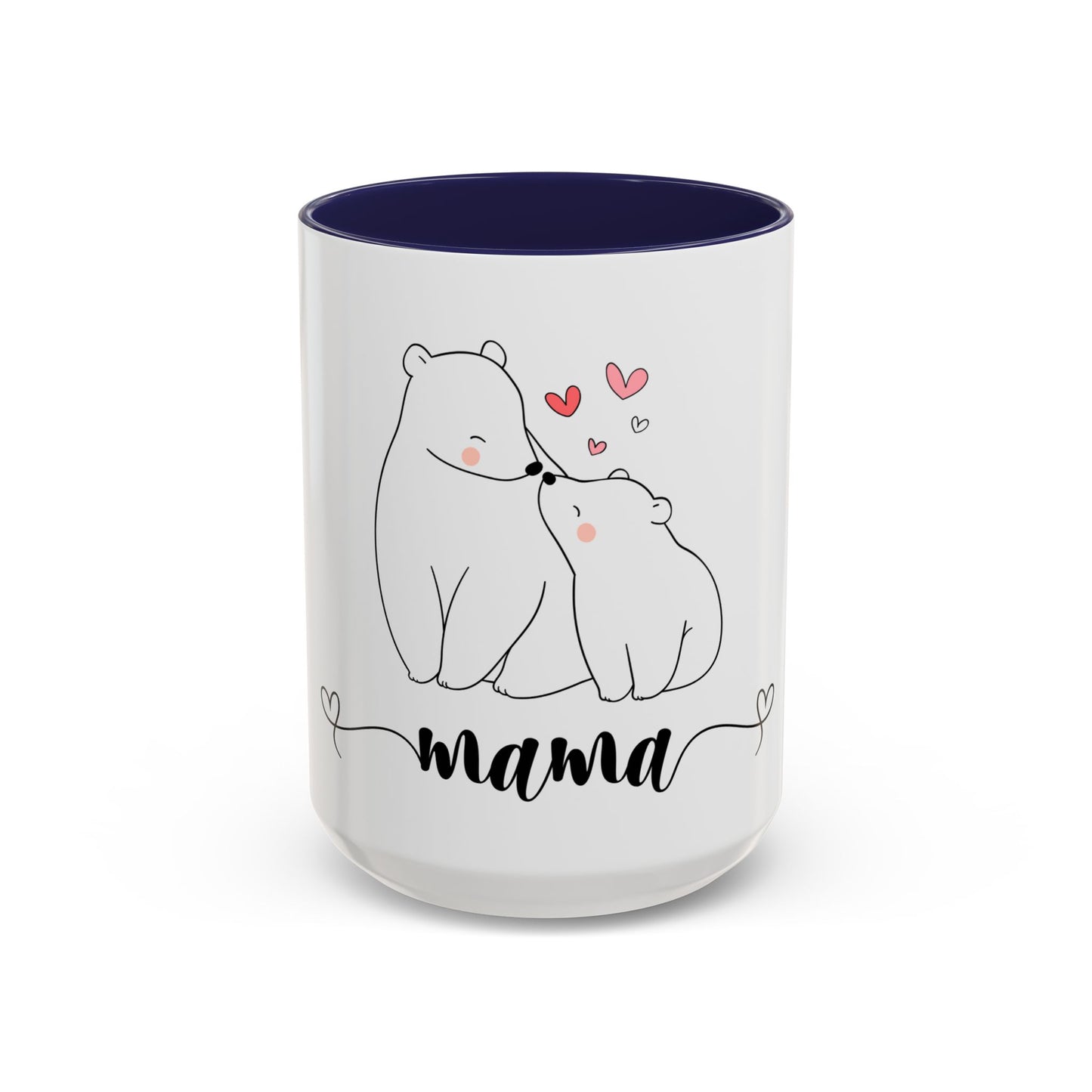 Mama Bear Accent Coffee Mug - Perfect Gift for Mother's Day