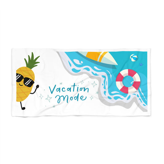 Vacation Mode Beach Towel