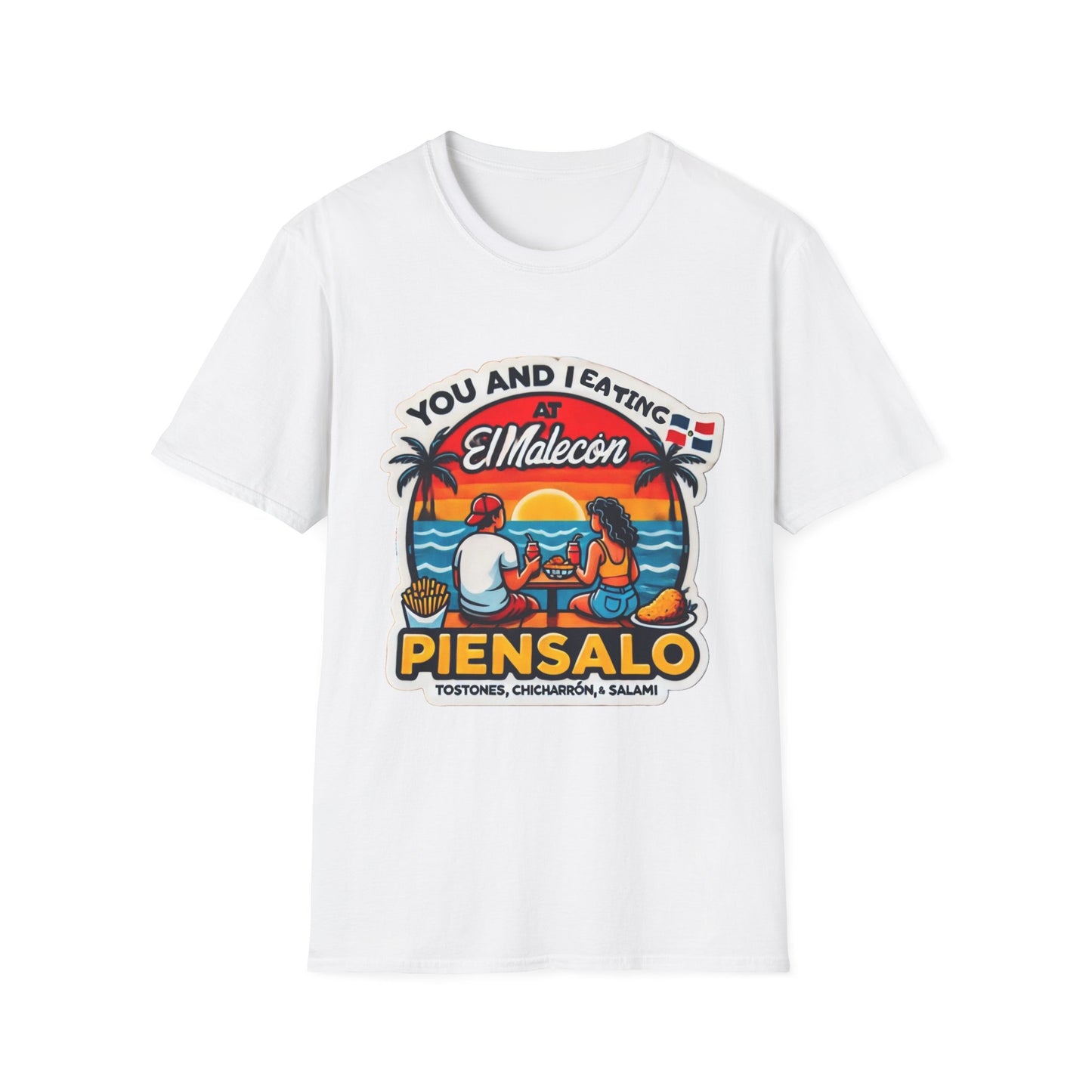 You and I in the Malecón Piensalo - Unisex Softstyle T-Shirt