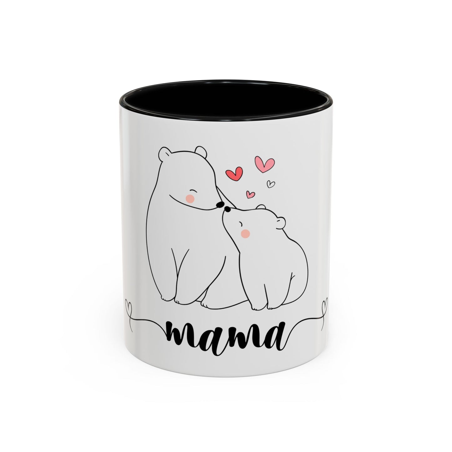 Mama Bear Accent Coffee Mug - Perfect Gift for Mother's Day