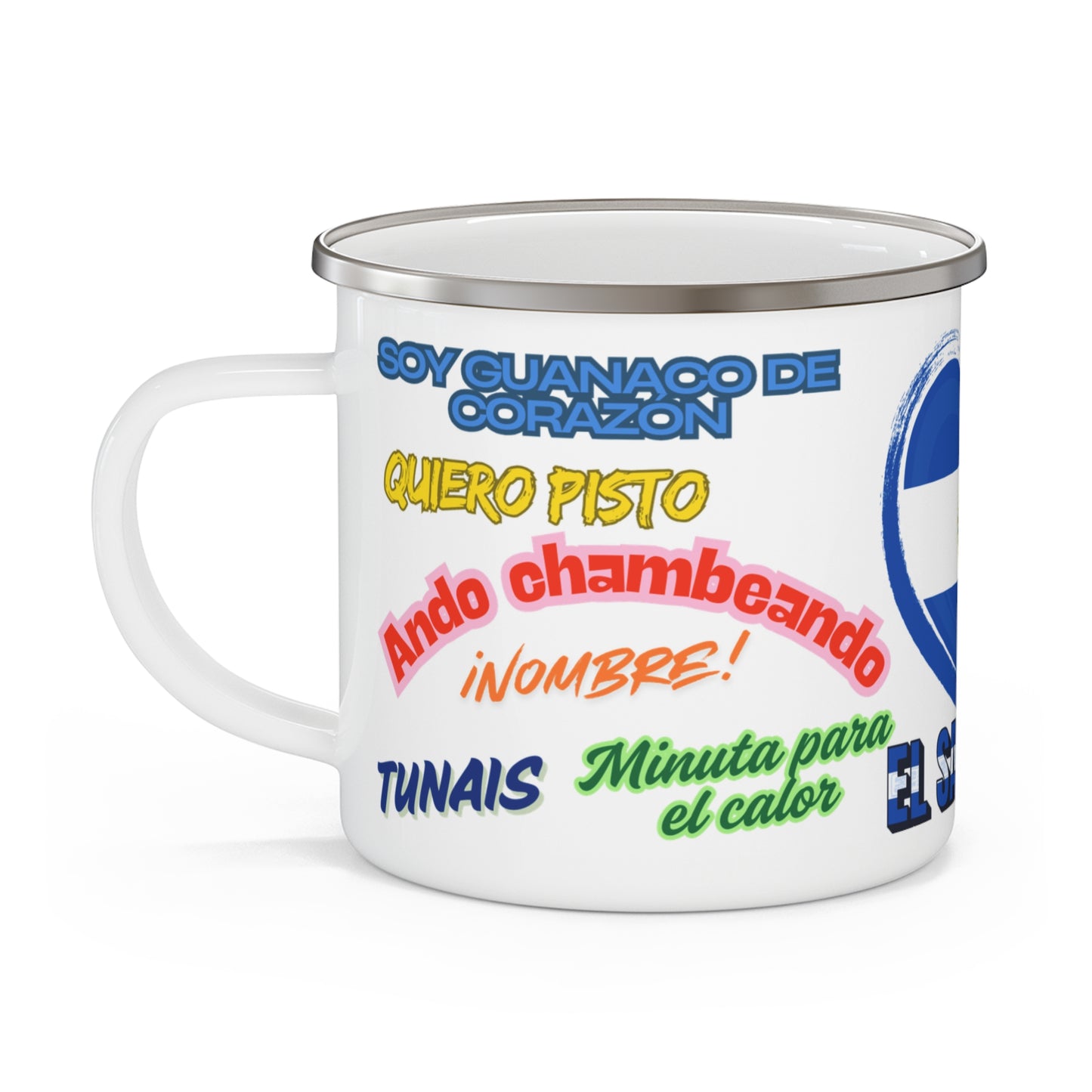 El Salvador - Enamel Camping Mug