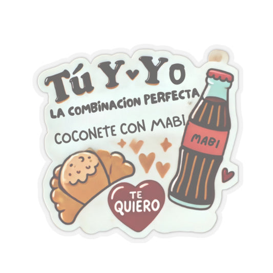 Coconete con Mabi Valentine's - Kiss-Cut Stickers