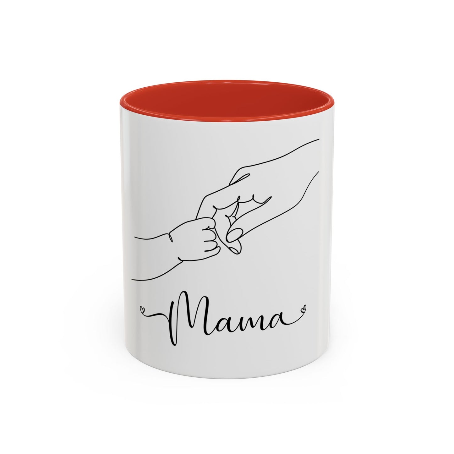 Mama's Hand Accent Coffee Mug - Perfect Gift for Mother's Day