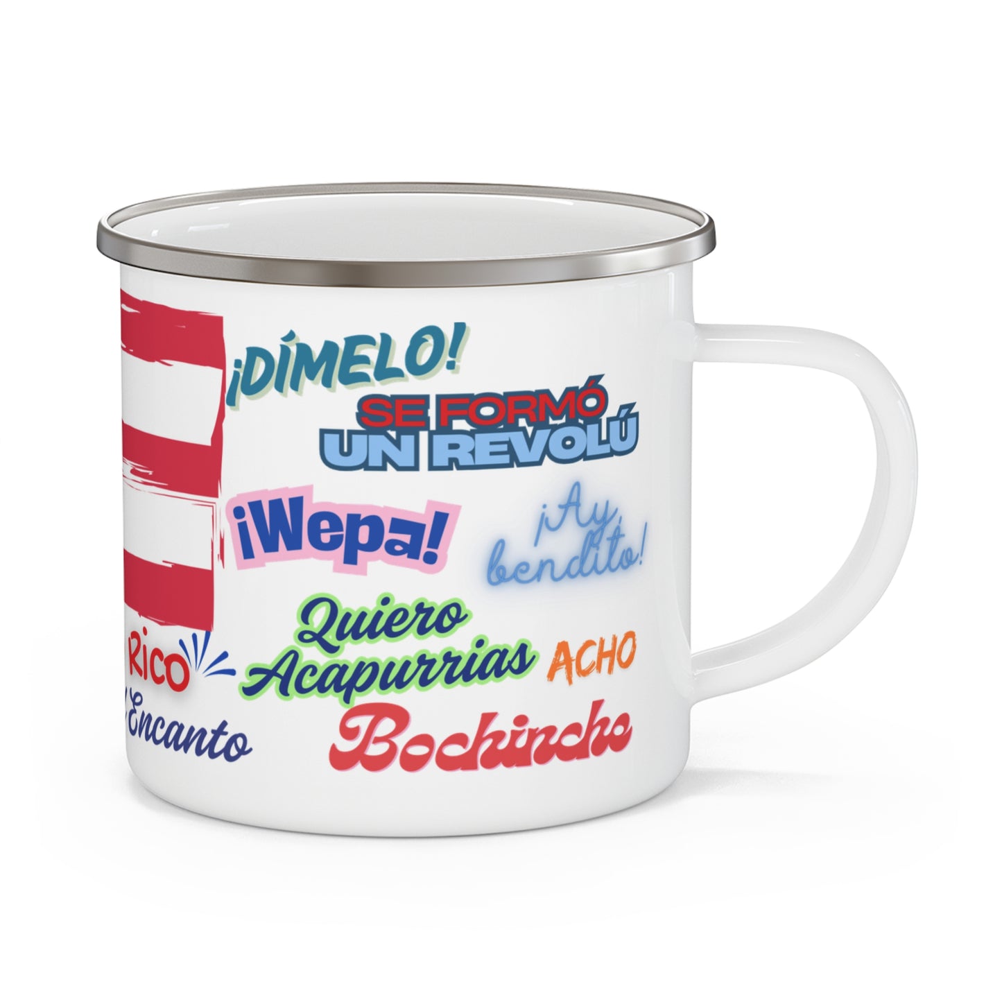 Puerto Rico- Enamel Camping Mug