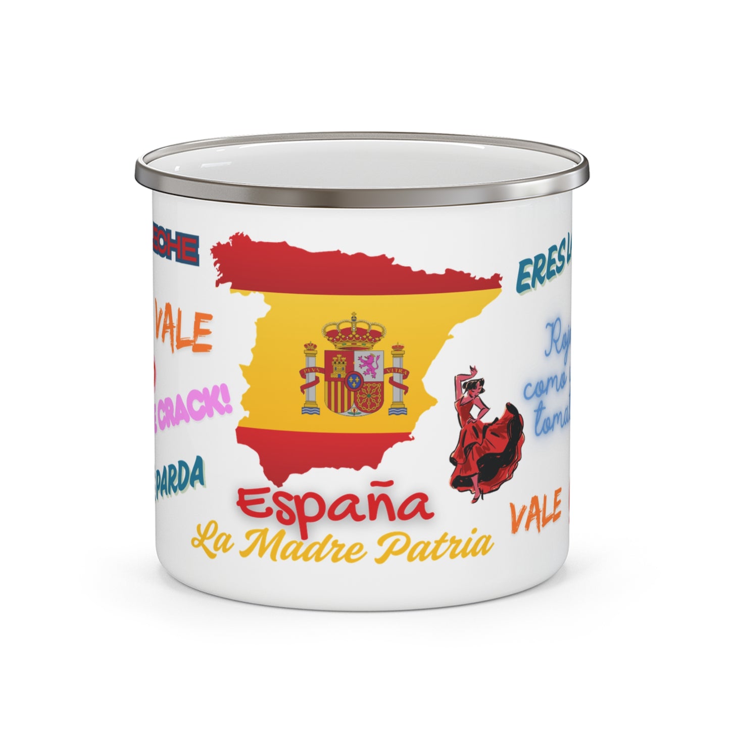 España la Madre Patria - Enamel Camping Mug